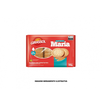 BISCOITO - GIRASSOL - 310G - MARIA